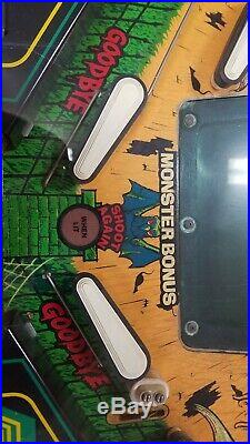 Haunted House Pinball Machine with NOS backglass and new CPU