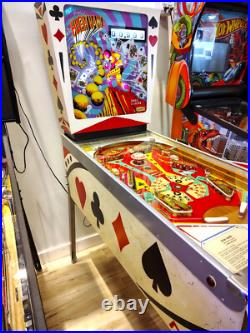 High Hand Pinball Machine by Gottlieb 1973 Professionally Refurbished