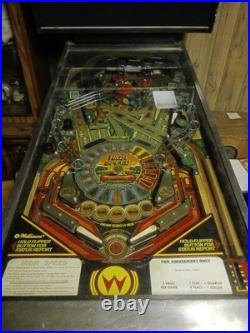 High Speed Pinball Machine Williams 1986 LEDS Orange County Pinballs FREE SHIP