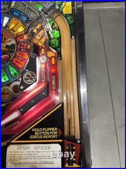 High Speed Pinball Machine Williams 1986 Orange County Pinballs FREE SHIPPING