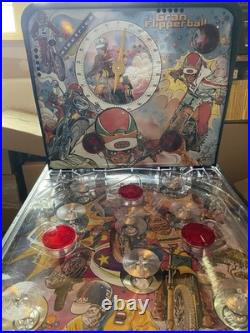 Home Pinball Machine 4ft Tested Working New Rima Gran Flipperball Electrico