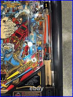 Hook Pinball Machine Data East 1992 Orange County Pinballs Free Shipping Pirates