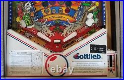 Hot Shots Pinball Machine (Gottlieb) 1989 RESTORED