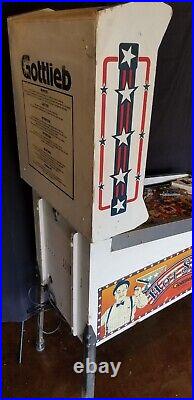 Hot Shots Pinball Machine (Gottlieb) 1989 RESTORED