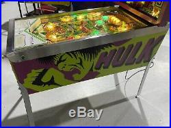 Hulk By Gottlieb 1979 Original Pinball Machine LEDs Free Shipping