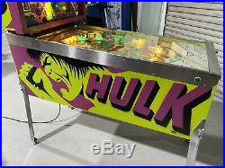 Hulk By Gottlieb 1979 Original Pinball Machine LEDs Free Shipping