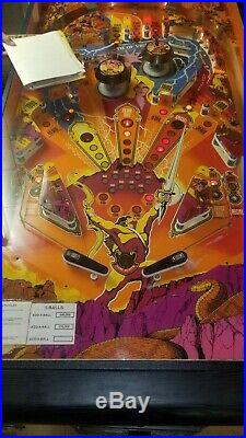 Hurcules Pinball Machine Atari! Very Rare worlds largest pinball