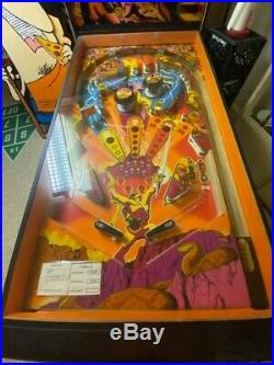 Hurcules Pinball Machine Atari! Very Rare worlds largest pinball