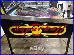 Hyperball 1981 Pinball Machine By Williams Target Shooting Arcade Game
