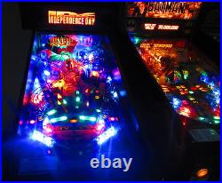 INDEPENDENCE DAY NON GHOSTING Lighting Kit custom SUPER BRIGHT PINBALL LED KIT