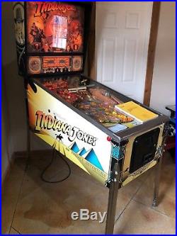 Indiana Jones Pinball Machine Beautiful Condition