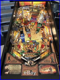 Indiana Jones Pinball Machine By Stern Rare Find Super Huo Game Led Lights