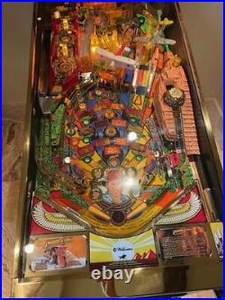 Indiana Jones Pinball Machine By Williams 1993 Free Shipping Fully Restored