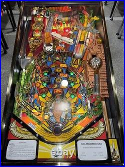 Indiana Jones Pinball Machine Williams 1993 Free Ship Orange County Pinballs