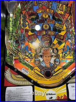 Indiana Jones Pinball Machine Williams 1993 Free Ship Orange County Pinballs