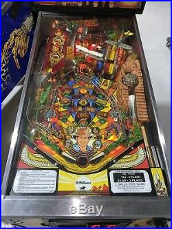Indiana Jones Pinball Machine Williams Coin Op Arcade collectible