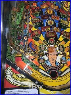 Indiana Jones Pinball Machine Williams Coin Op Arcade collectible