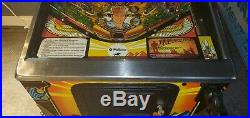 Indiana Jones Pinball Machine Williams Coin Op Arcade collectible HUO original