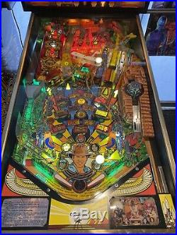 Indiana Jones Pinball Machine Williams Coin Op Arcade collectible LEDs Free Ship