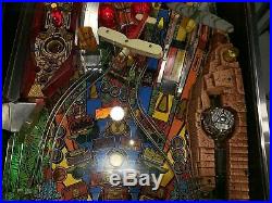 Indiana Jones Pinball Machine Williams Coin Op Arcade collectible LEDs Free Ship