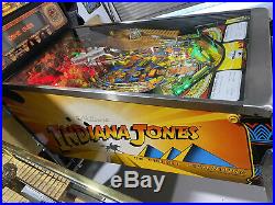Indiana Jones Pinball Machine Williams LEDs Free Ship