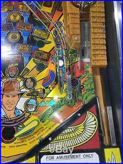 Indiana Jones Pinball Machine Williams LEDs Free Ship