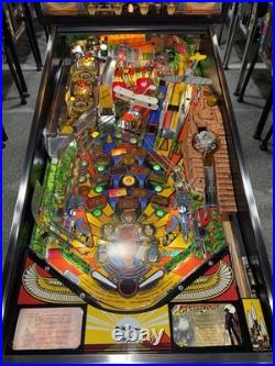 Indiana Jones Pinball Machine Williams Orange County Pinballs Free Ship