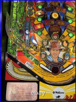 Indiana Jones Pinball Machine Williams Orange County Pinballs Free Ship