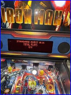 Iron Man Pinball Machine Stern Free Ship Orange County Pinballs