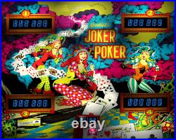 JOKER POKER NON GHOSTING Lighting Kit custom SUPER BRIGHT PINBALL LED KIT