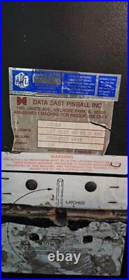 JURASSIC PARK Pinball Machine Data East 1993 2434 JURASSIC PARK Pinball Machine Data East 1993 2434