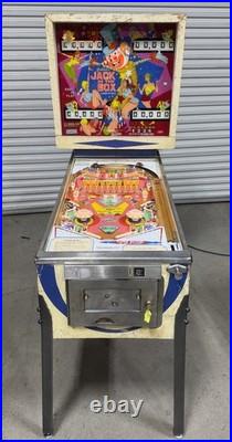 Jack in the Box Pinball Machine 1973 Gottlieb Orange County Pinballs FREE SHIP