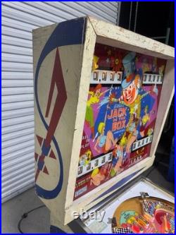 Jack in the Box Pinball Machine 1973 Gottlieb Orange County Pinballs FREE SHIP