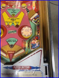 Jack in the Box Pinball Machine 1973 Gottlieb Orange County Pinballs FREE SHIP