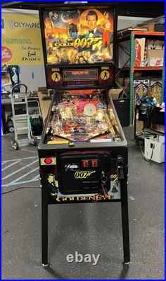 James Bond Goldeneye Pinball Machine Fully Refurbished Leds Rare Sega 1996