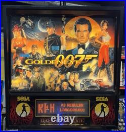 James Bond Goldeneye Pinball Machine Fully Refurbished Leds Rare Sega 1996