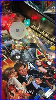 James Bond Goldeneye Pinball Machine Fully Refurbished Leds Rare Sega 1996