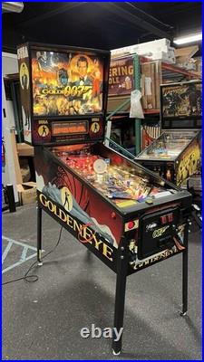 James Bond Goldeneye Pinball Machine Fully Refurbished Leds Rare Sega 1996