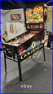 James Bond Goldeneye Pinball Machine Fully Refurbished Leds Rare Sega 1996