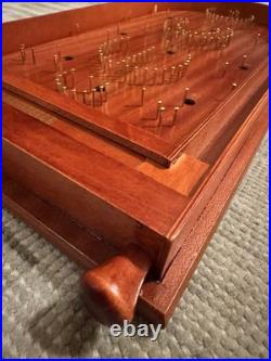 Jaques London Hit-A-Pin Bagatelle Wooden Table Game #80070 Complete Original Box