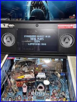 Jaws Limited Edition Pinball Machine Stern Orange County Pinballs