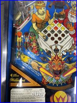 Jokerz! Pinball Machine Williams 1988 LEDS Orange County Pinballs FREE SHIP