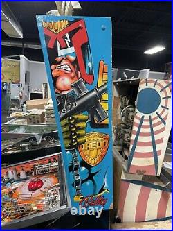 Judge Dredd Pinball Machine Leds Nice Service By Professionals Color DMD Topper