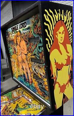 Jungle Lord Pinball Machine Williams 1981 LEDS Free Ship Orange County Pinballs