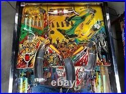 Jungle Lord Pinball Machine Williams 1981 LEDS Free Ship Orange County Pinballs