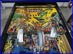 Jungle Lord Pinball Machine Williams 1981 LEDS Free Ship Orange County Pinballs