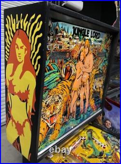 Jungle Lord Pinball Machine Williams 1981 LEDS Orange County Pinballs FREE SHIP
