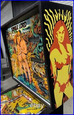 Jungle Lord Pinball Machine Williams 1981 LEDS Orange County Pinballs FREE SHIP