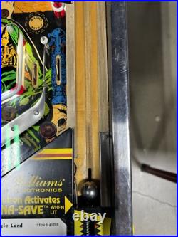 Jungle Lord Pinball Machine Williams 1981 LEDS Orange County Pinballs FREE SHIP