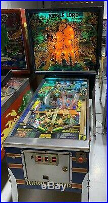 Jungle Lord Pinball Machine Williams Coin Op Arcade 1981 Free Shipping